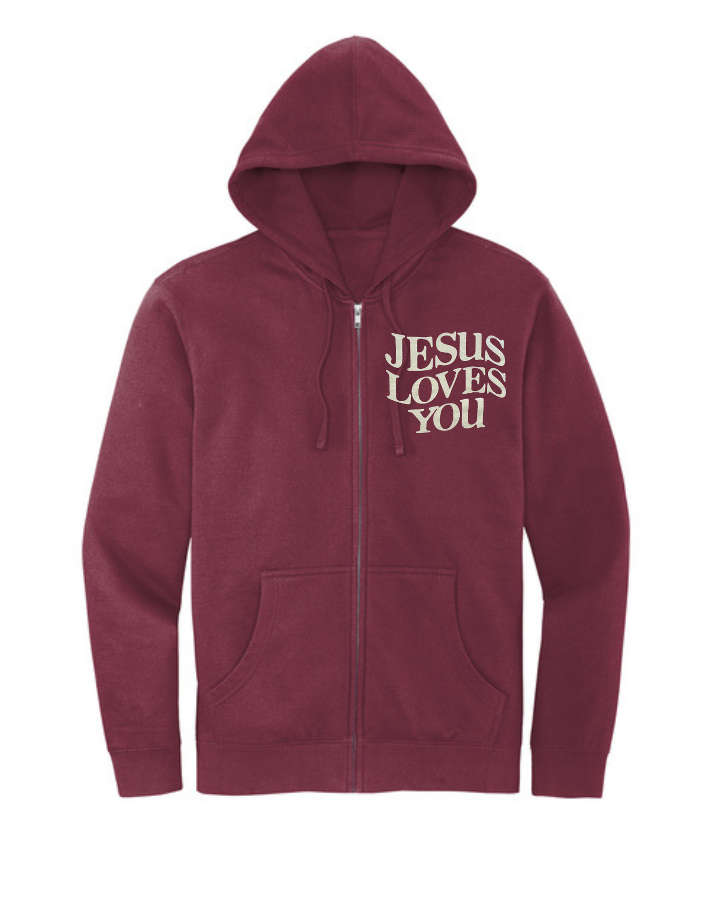 Jesus Loves You Zip up