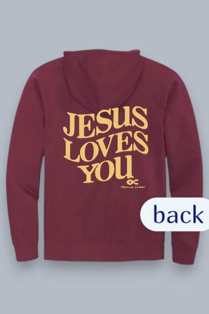 Jesus Loves You Zip up