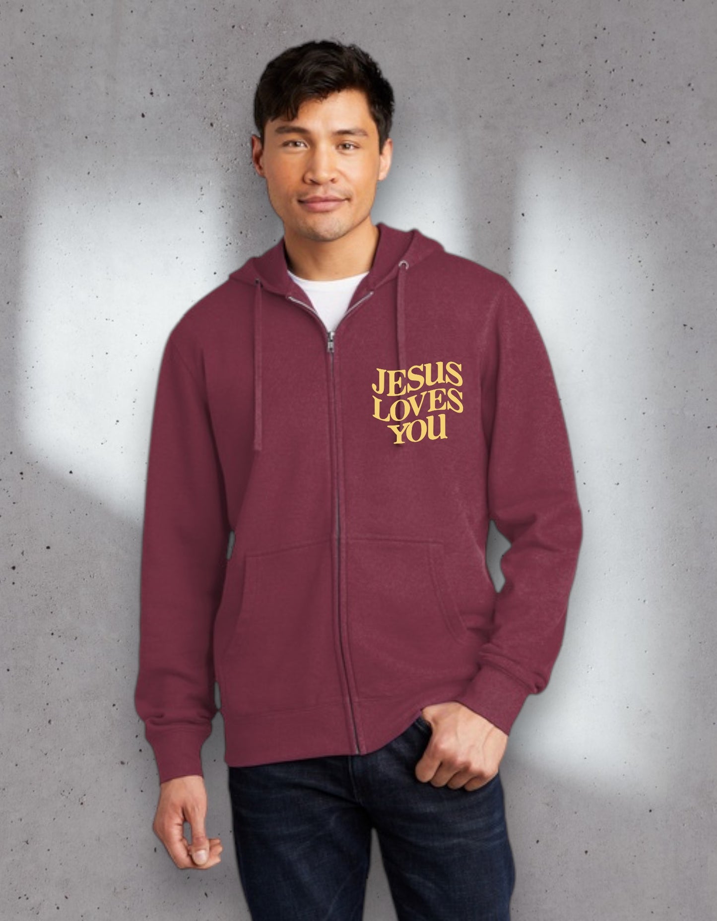 Jesus Loves You Zip up