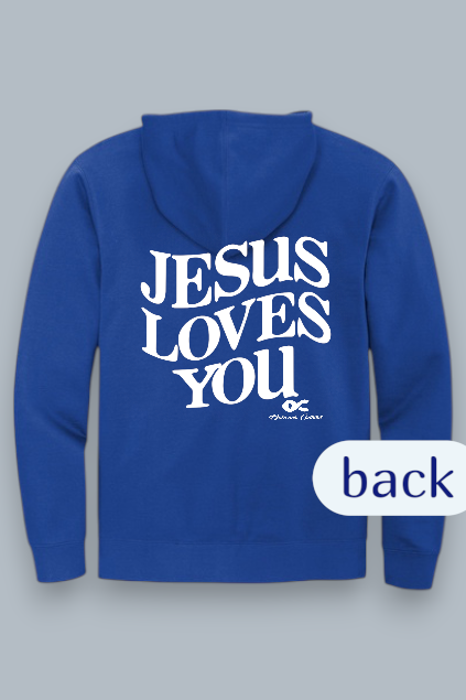 Jesus Loves You Zip up