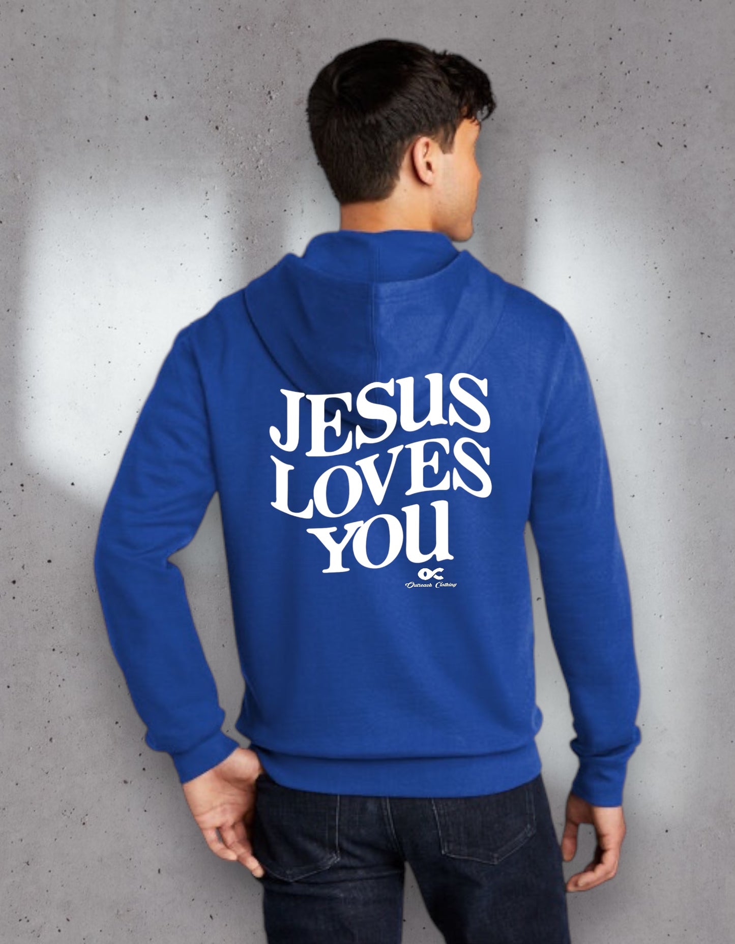 Jesus Loves You Zip up