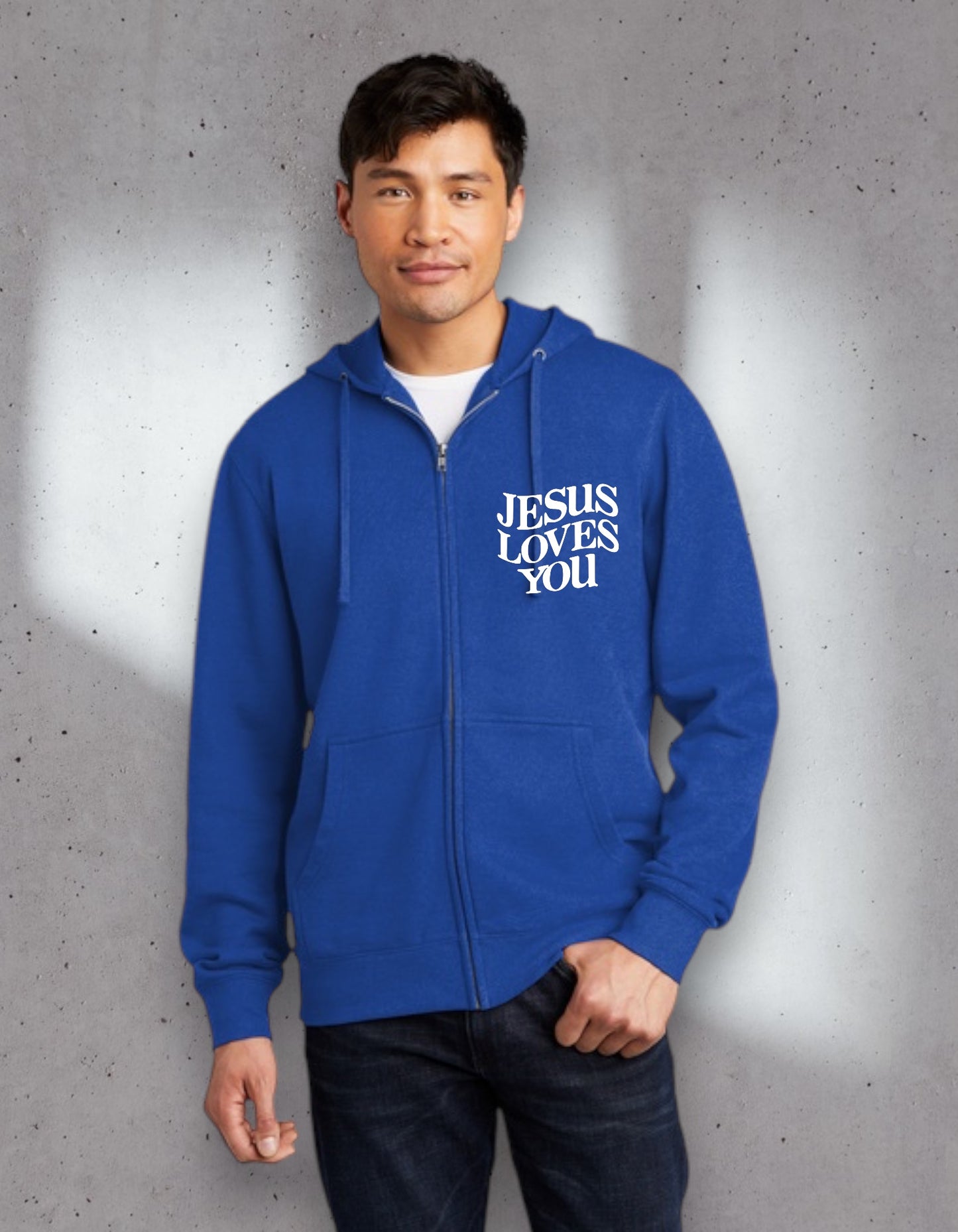 Jesus Loves You Zip up