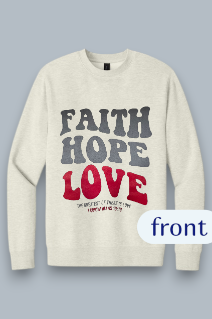 Faith Hope Love Sweater